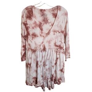 Torrid Super Soft Acid Wash V-Neck High-Low Pull-on Dress, Medium, Torrid 00